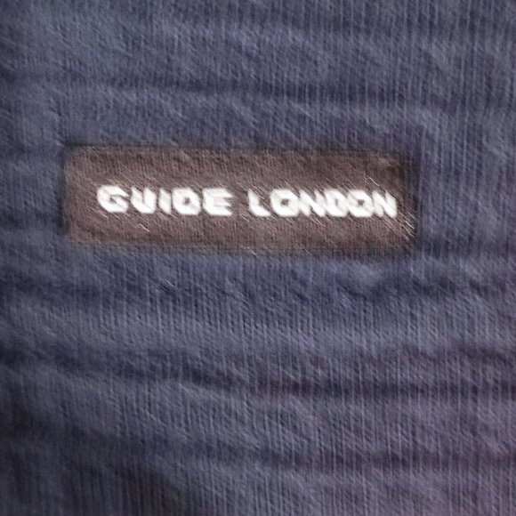 Guide London 1/4 button up polo shirt navy blue men's size 2XL - Picture 6 of 6
